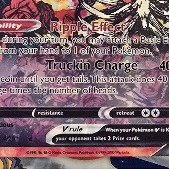 Grateful dead V Pokemon Card - Ripple Effect - Picture 3 of 7